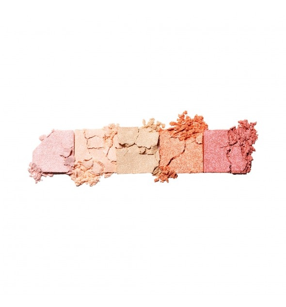 Unleashia, Mood Shower Face Palette, 100 BALLERINA, paletă cu iluminatoare, 4 g