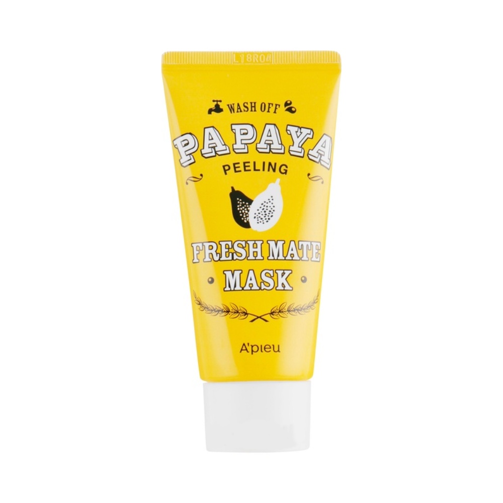 A´PIEU, Fresh Mate Papaya Mask (Peeling), mască de față, 50 ml