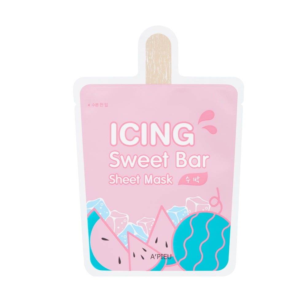 A´PIEU, Icing Sweet Bar Sheet Mask (Watermelon), mască de față, 21 g