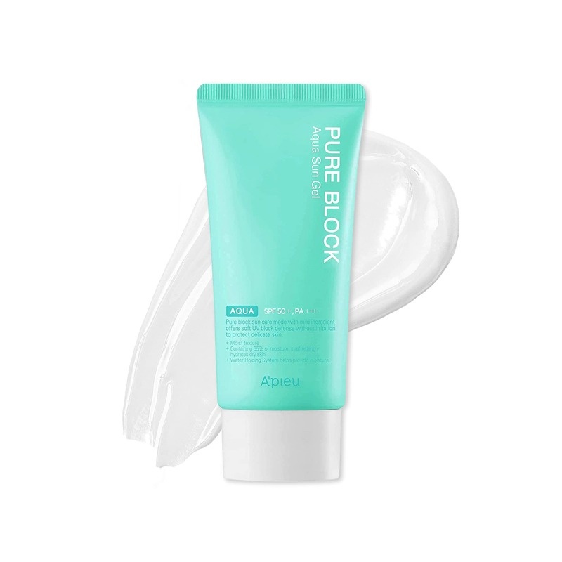 A´PIEU, Pure Block Aqua Sun Gel Ex SPF50+/Pa+++, protecție solară, 50 ml - 1 | YEO