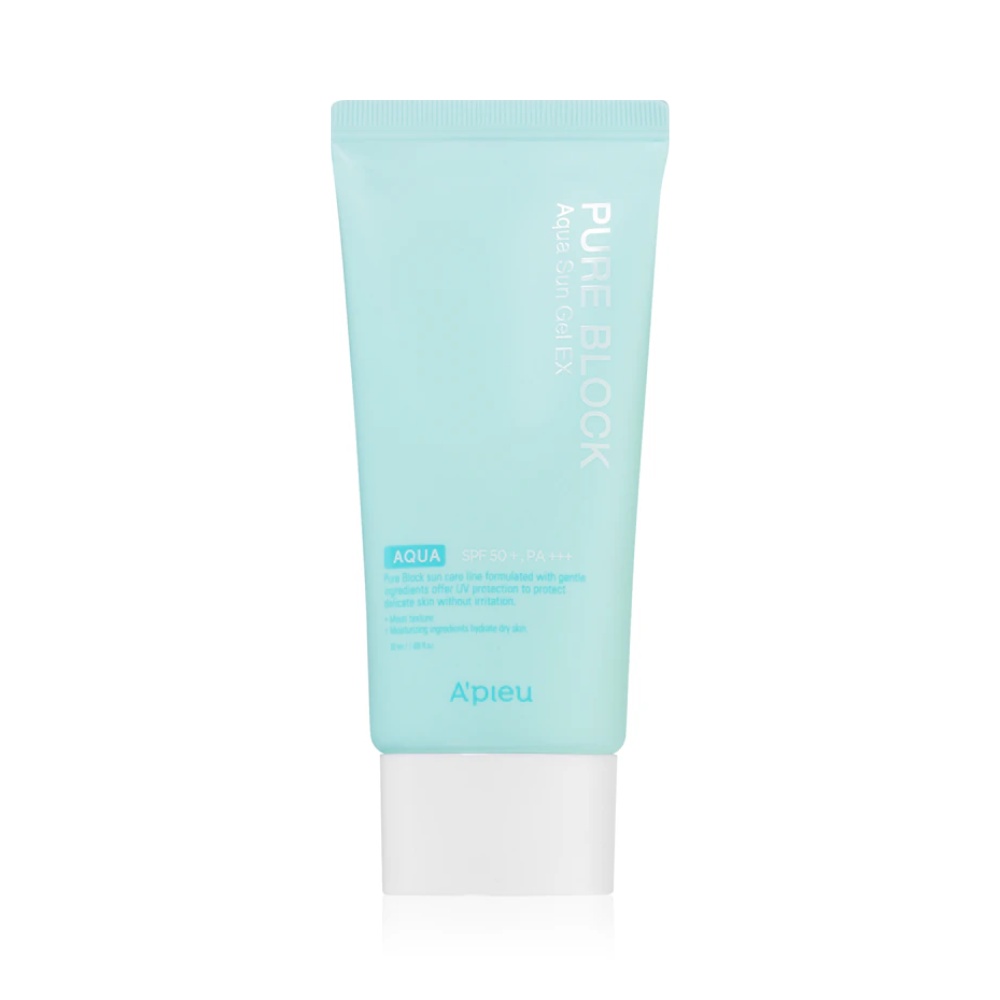 A´PIEU, Pure Block Aqua Sun Gel Ex SPF50+/Pa+++, protecție solară, 50 ml