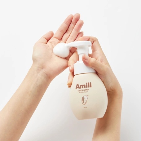 AMILL, Super Grain Bubble Foam, spumă pentru curățare cu bule, 200 ml