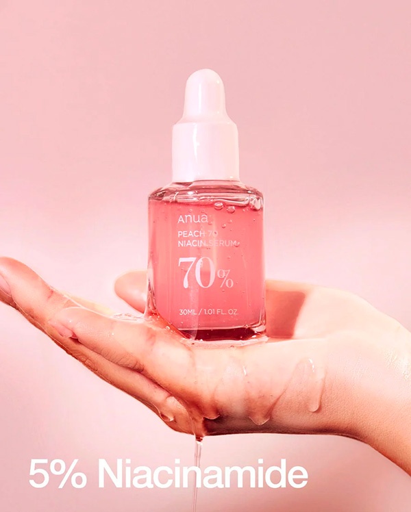 ANUA, Peach 70 Niacin Serum, ser cu niacinamidă, 30 ml