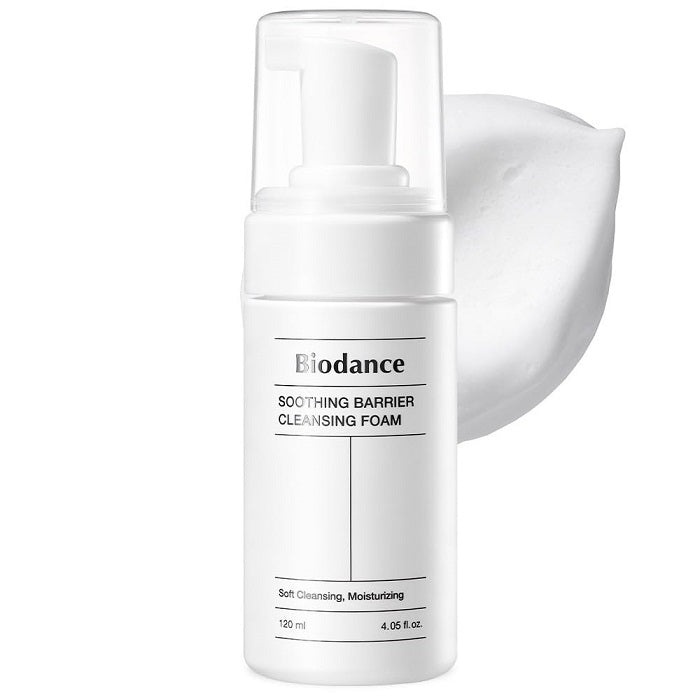 BIODANCE, Soothing Barrier Cleansing Foam, spumă de curățare, barieră liniștitoare, 120 ml