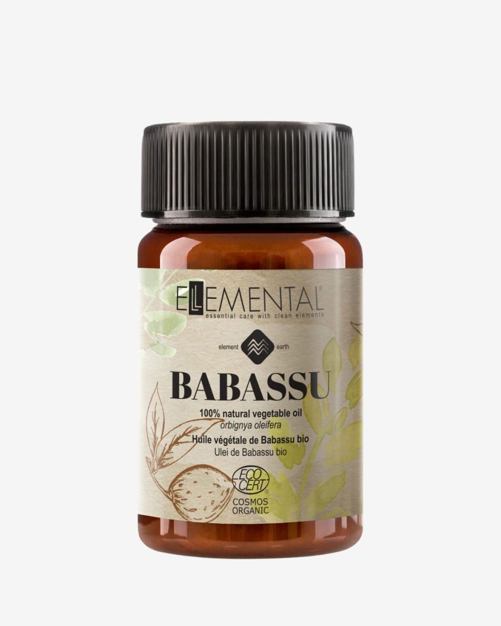 Ellemental, Ulei de Babassu Bio, 100 ml - 1 | YEO