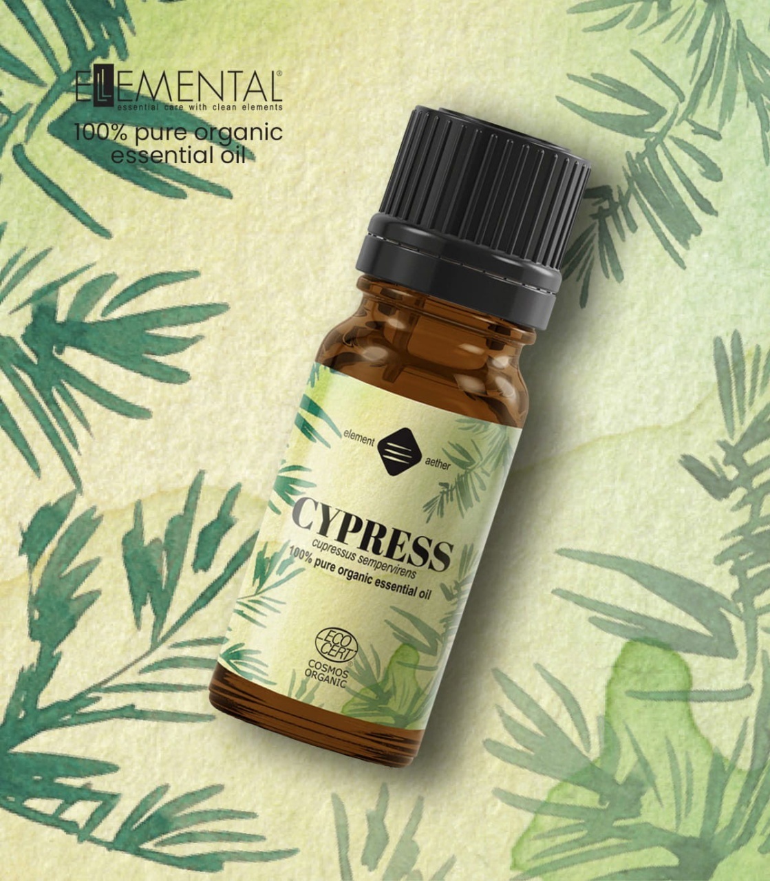 Ellemental, Ulei esențial de Chiparos Bio, 10 ml - 3 | YEO