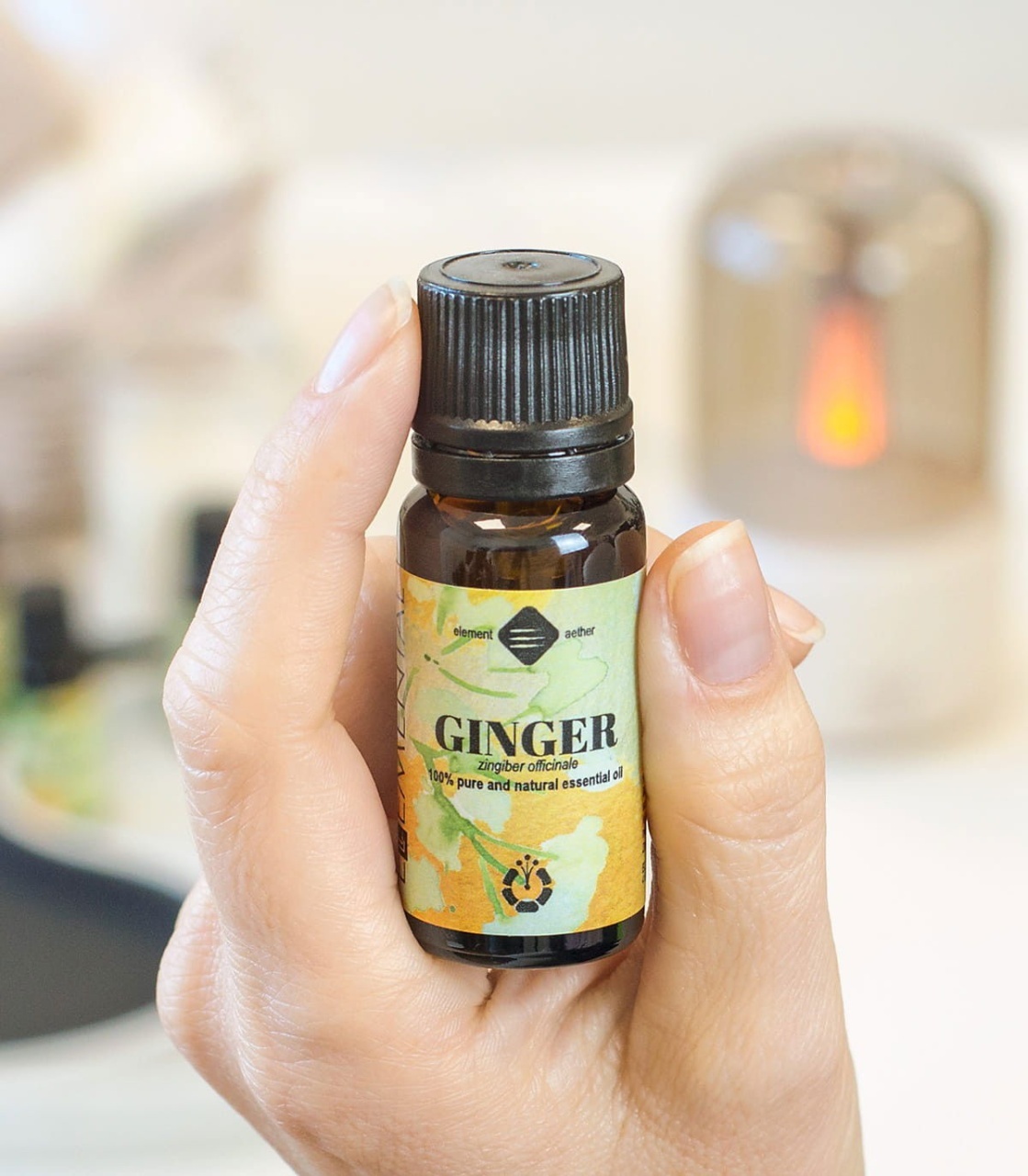 Ellemental, Ulei esențial de Ghimbir, 10 ml - 2 | YEO
