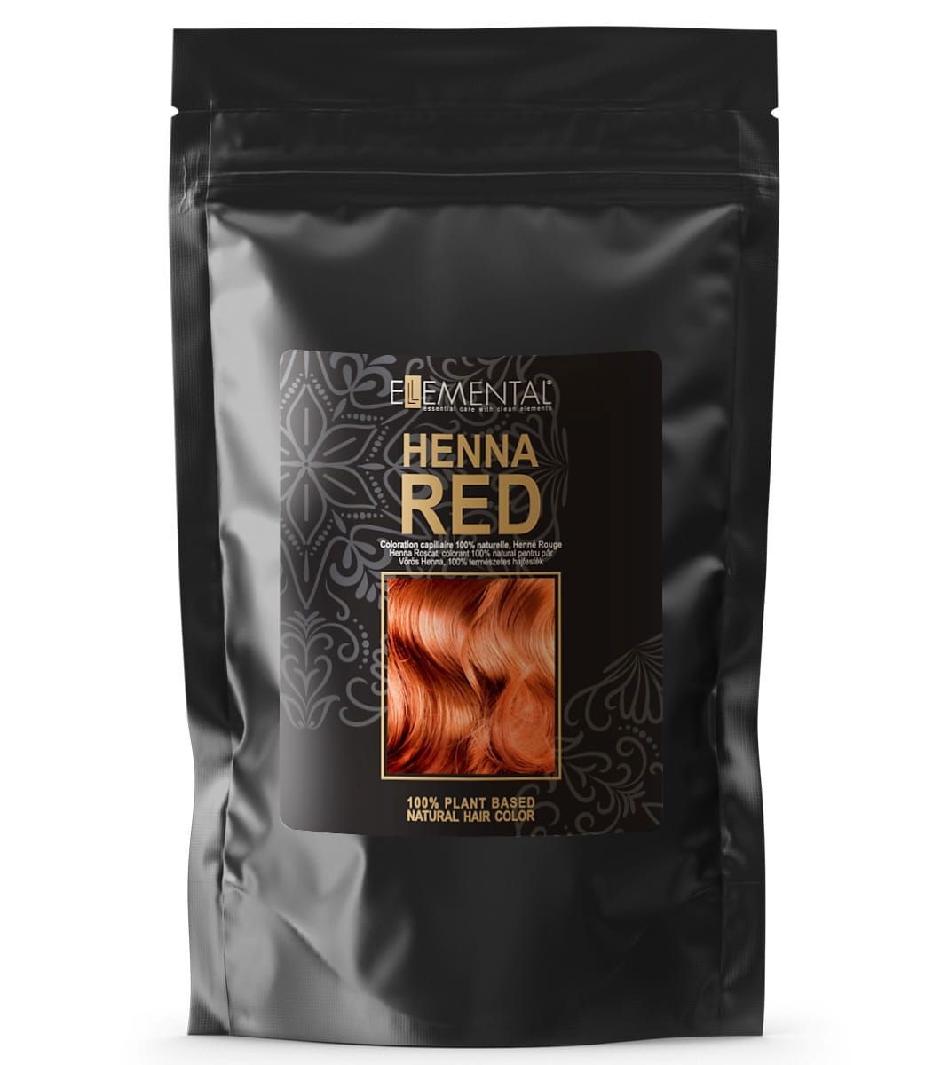 Ellemental, Vopsea de păr 100% naturală Henna Roșcat Bio, 100 g - 2 | YEO