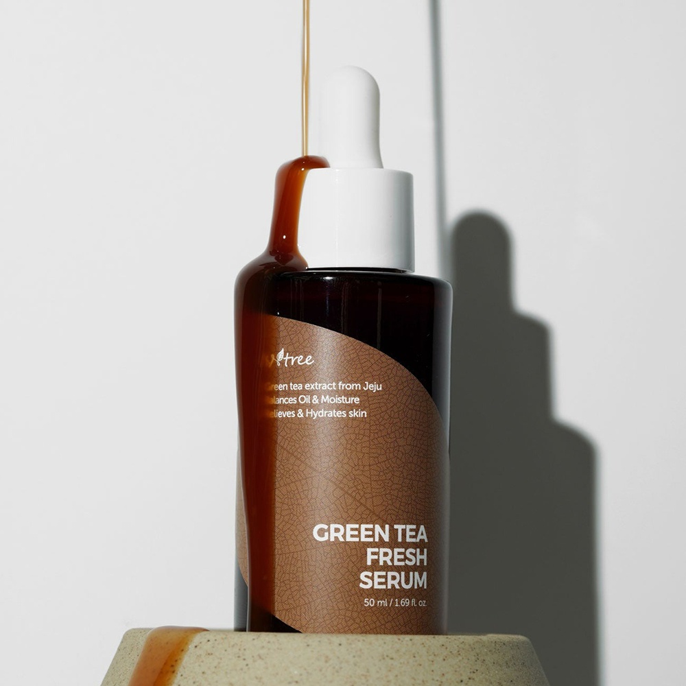ISNTREE, Green Tea Fresh Serum , ser calmant de față, 50 ml - 1 | YEO