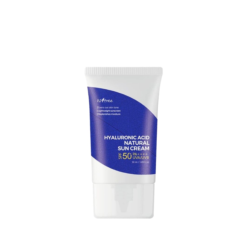 ISNTREE, Hyaluronic Acid Natural Sun Cream, crema cu protecție solară cu acid hialuronic, 50 ml