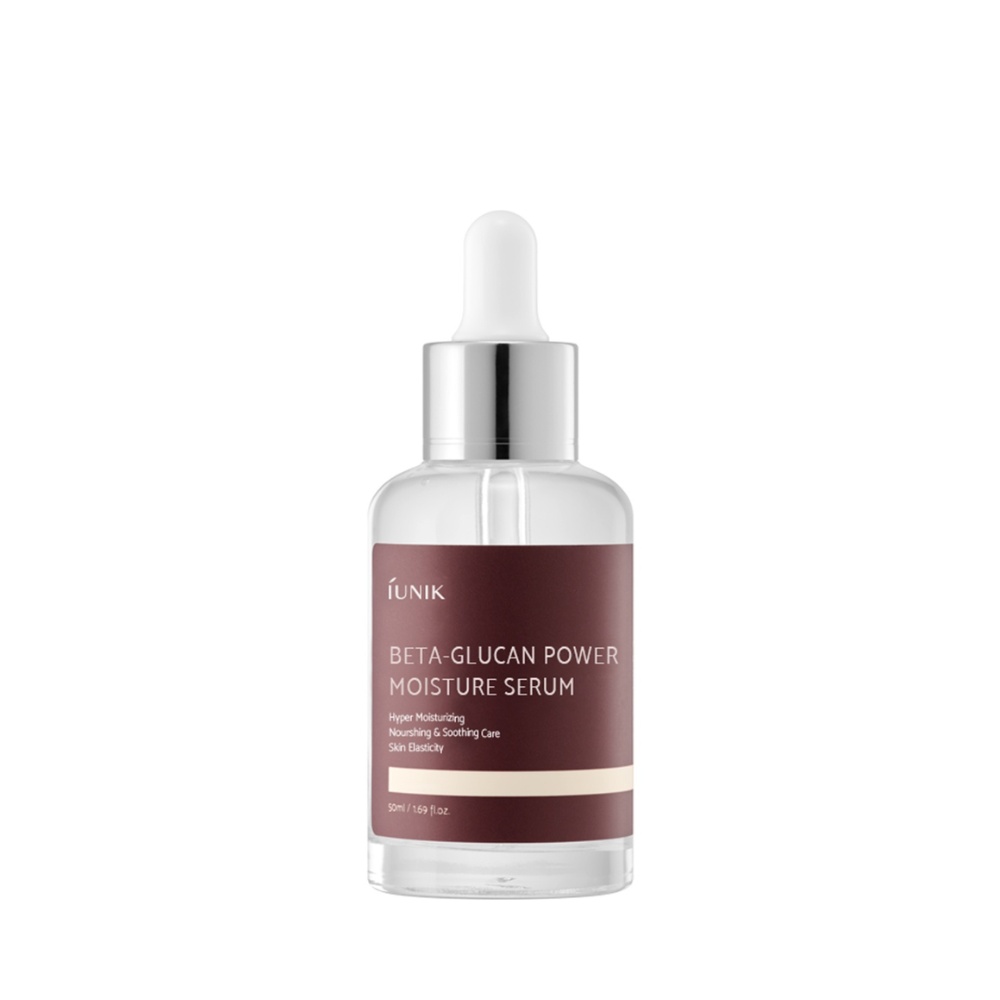 IUNIK, Beta Glucan Power Moisture Serum, ser hidratant de față, 50 ml