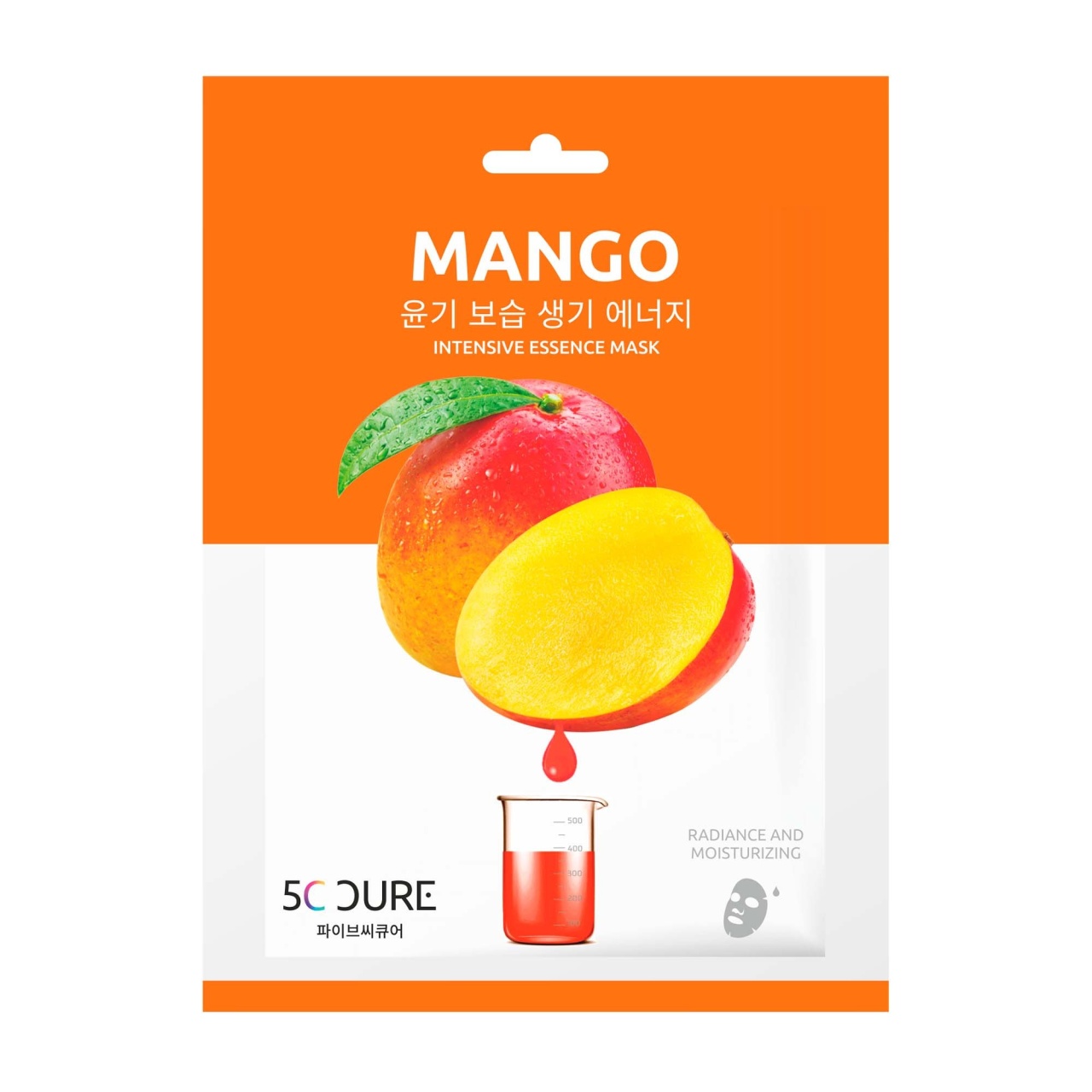 Jkosmec, Mango Intensive Essence Mask, mască intensă cu esență de mango, 25 ml