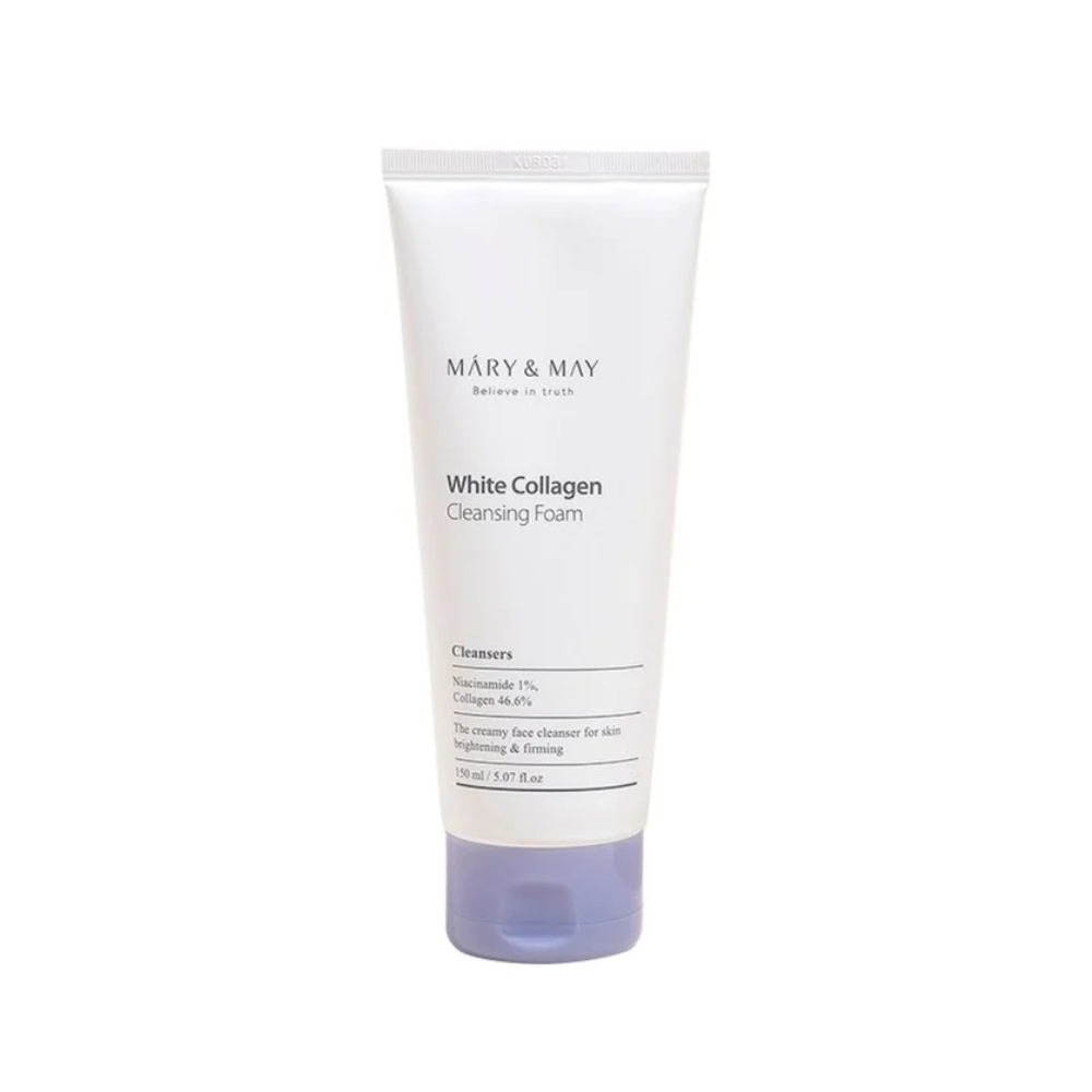 Mary&May, White Collagen Cleansing Foam, spuma de curatare, 150 ml