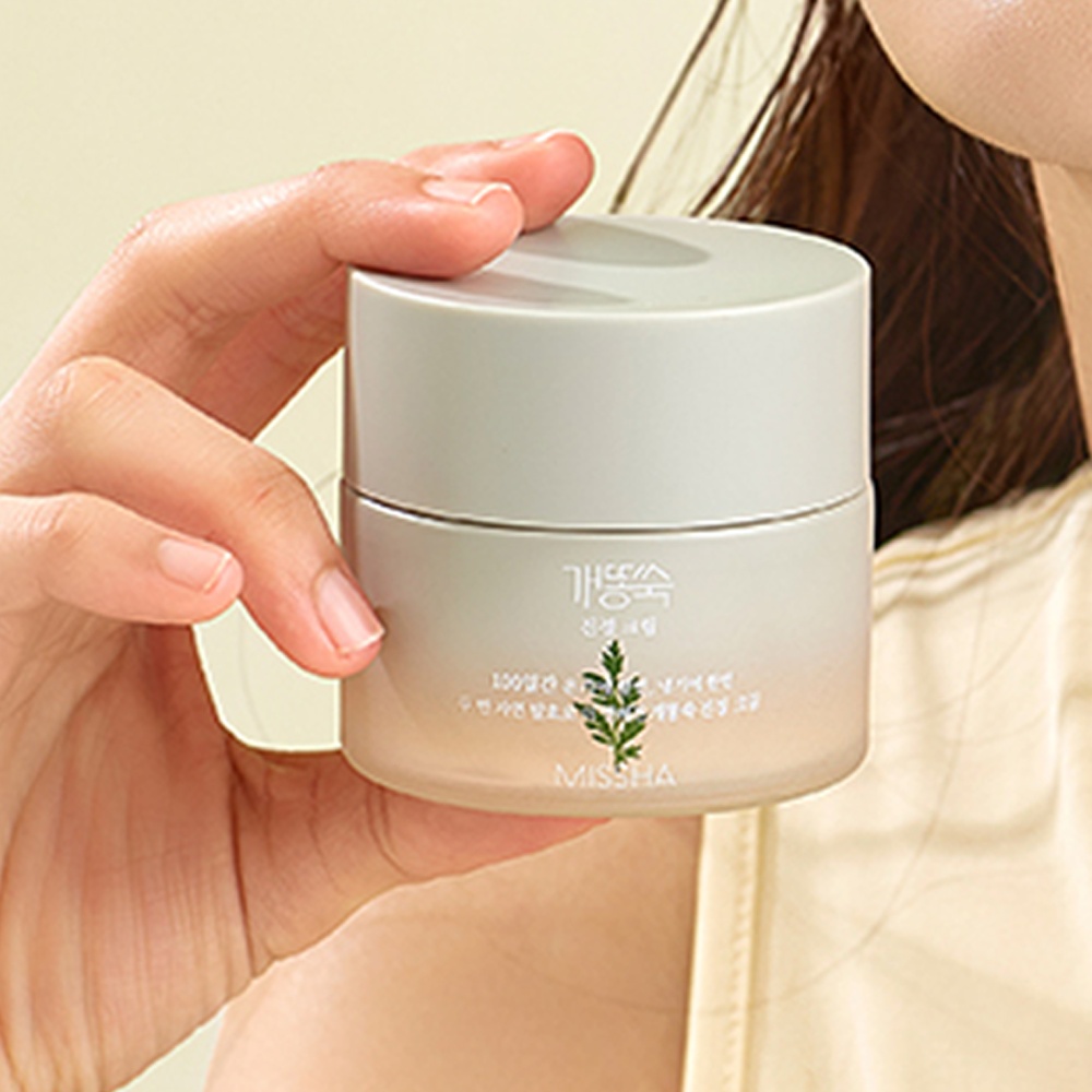 MISSHA, Artemisia Calming Moisture Cream, cremă calmantă hidratantă cu pelin, 50 ml