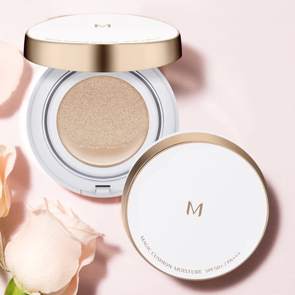 MISSHA, M Magic Cushion Moist Up SPF50+ PA+++ 15g #23 Natural Beige, pernă magică hidratantă cu protecție solară beige natural, 15 g - 1 | YEO