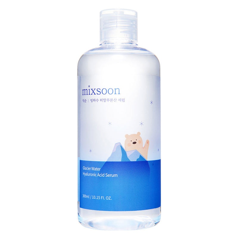 MIXSOON, Glacier Water Hyaluronic Acid Serum, ser pe bază de apă glaciară cu acid hialuronic, 300 ml