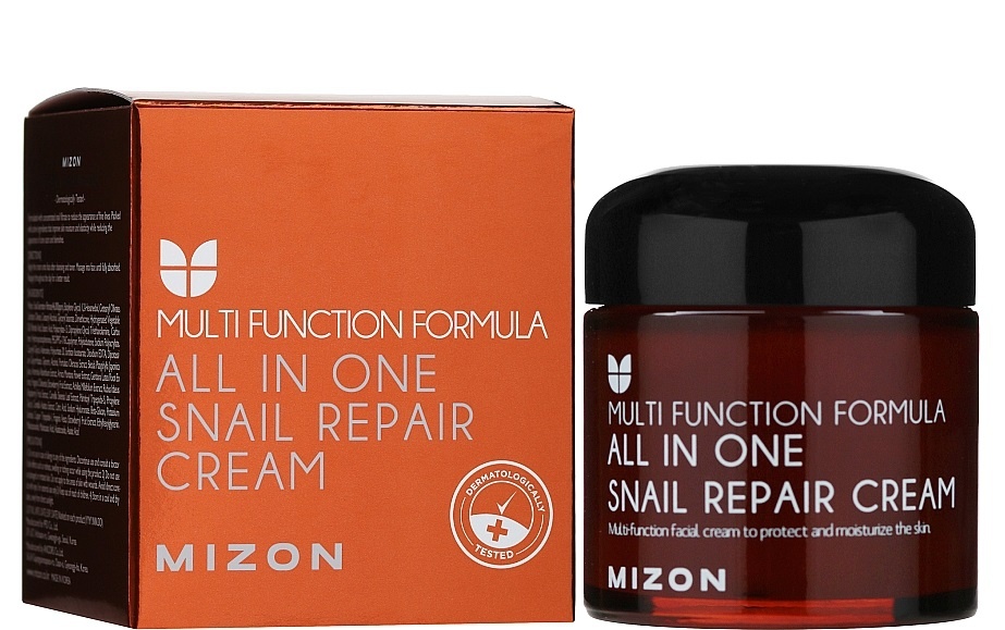 MIZON, All In One Snail Repair Cream, cremă reparatoare, 75 ml - 1 | YEO