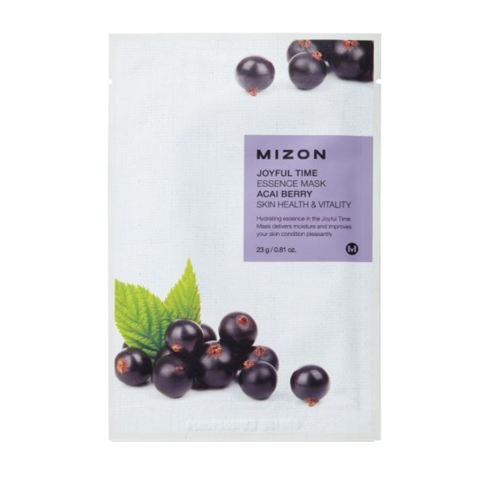MIZON, Joyful Time Essence Mask [Acaiberry], mască pentru față, 23 g