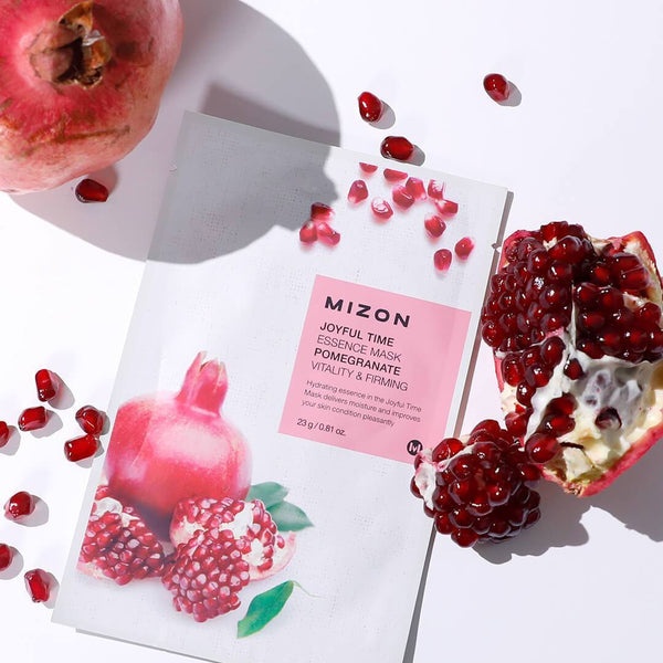 MIZON, Joyful Time Essence Mask [Pomegranate], mască pentru față, 23 g - 2 | YEO