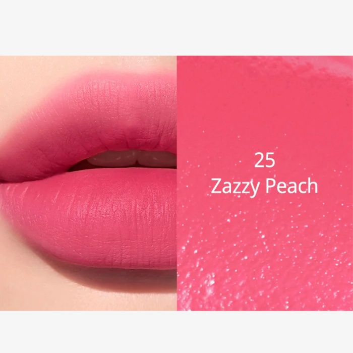 PERIPERA, Ink Airy Velvet 25 Zazzy Peach, ruj de buze, 4 g