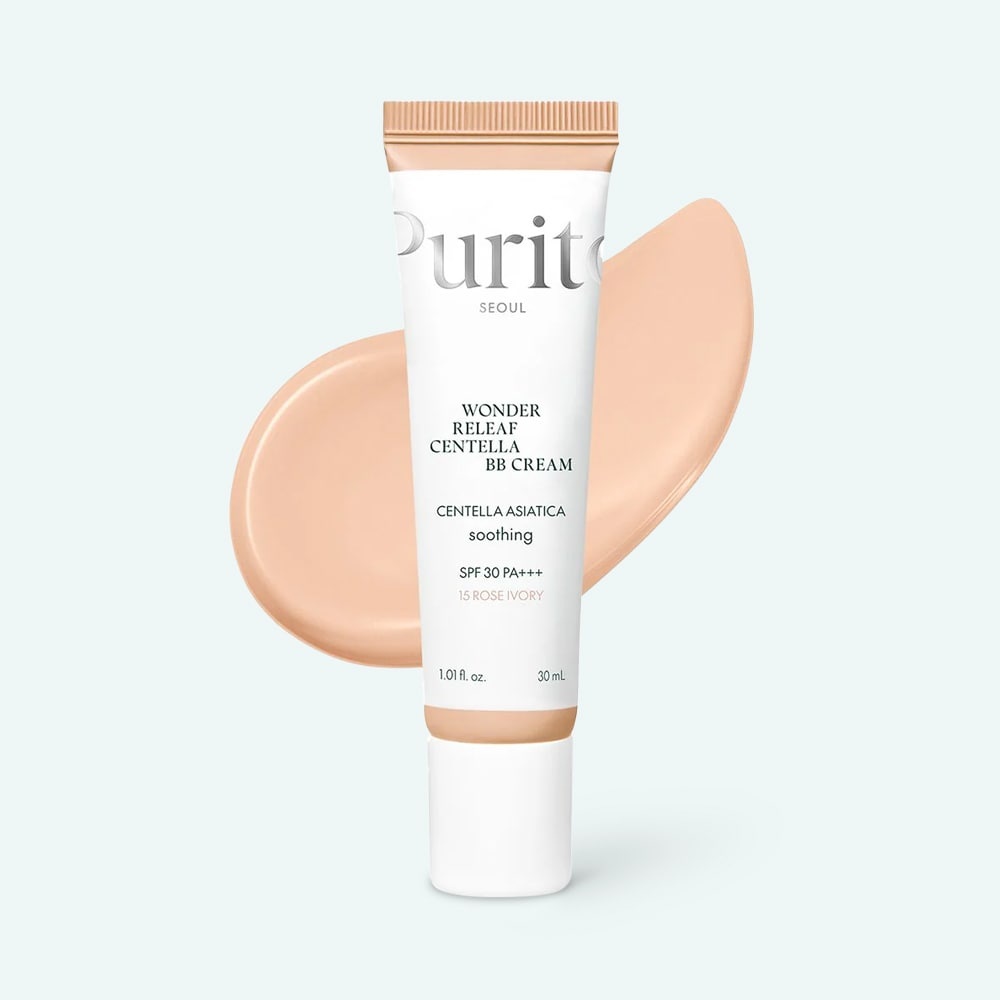 PURITO SEOUL, Wonder Releaf Centella BB Cream, #15 Rose Ivory, crema bb hidratanta, 30 ml - 1 | YEO