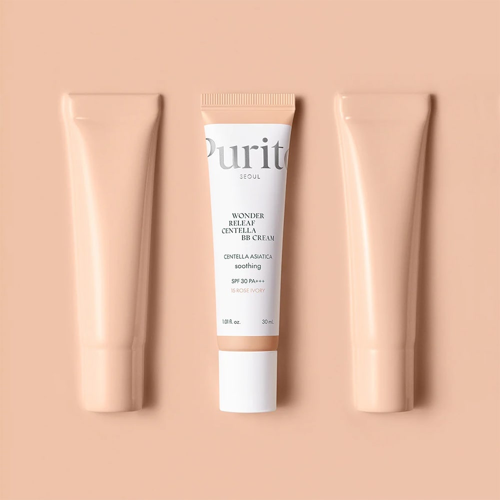 PURITO SEOUL, Wonder Releaf Centella BB Cream, #15 Rose Ivory, crema bb hidratanta, 30 ml - 2 | YEO