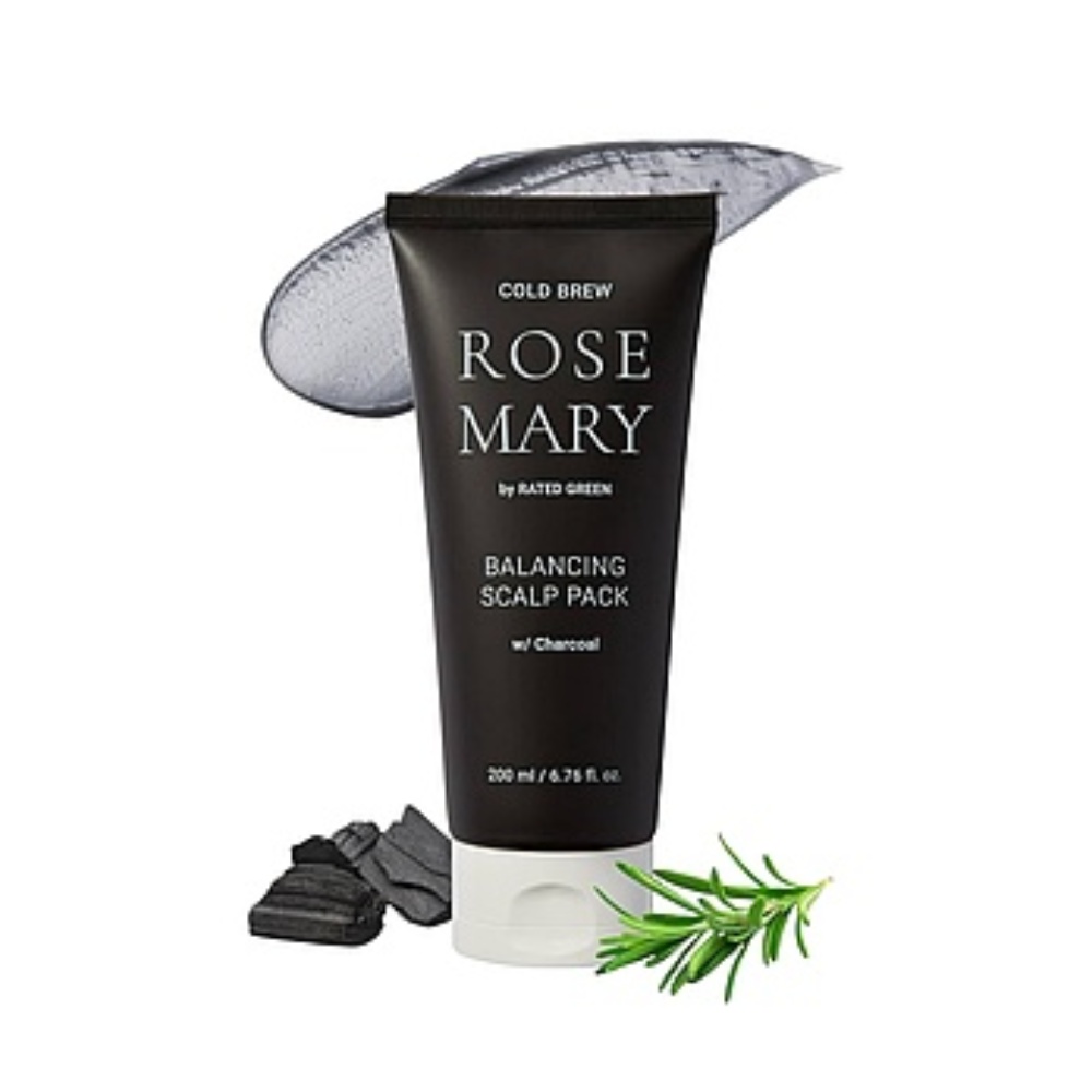 Rated Green, Cold Brew Rosemary Balancing Scalp, mască de păr hidratantă, 200 ml - 1 | YEO