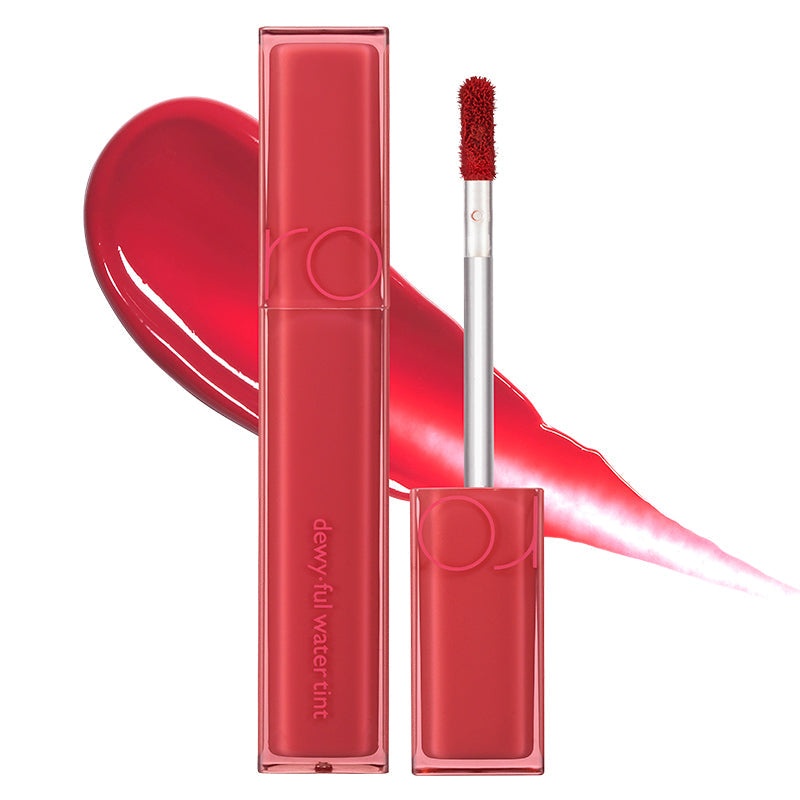 Rom&nd, Dewyful Water Tint - Water Lip Tint - 07 Cherry Way , gloss de buze pentru volum, 5 g