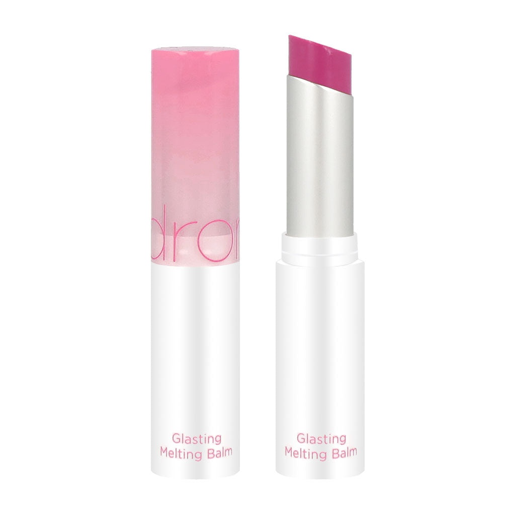 Rom&nd, Glasting Melting Balm - Glossy Lip Balm - 02 Lovey Pink , balsam de buze hidratant cu luciu, 3.5 g