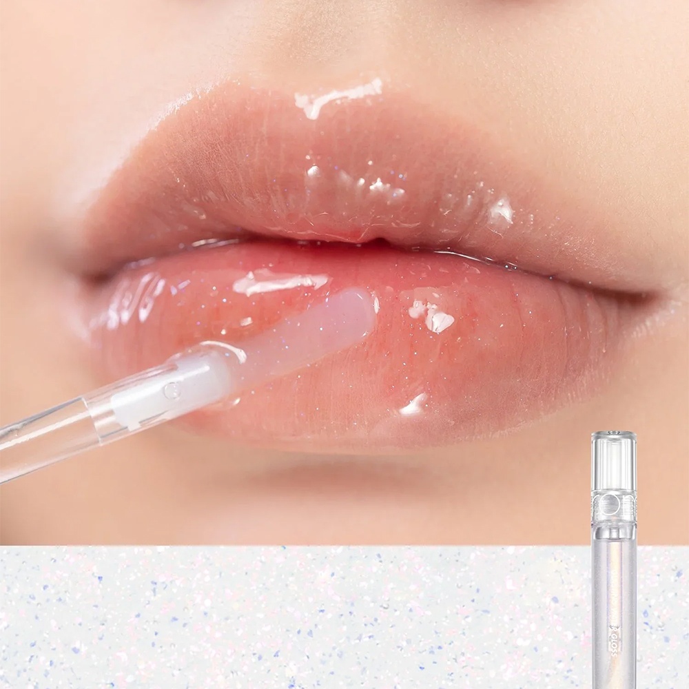 Rom&nd, Glasting Water Gloss - Lip Gloss - 00 Meteor Track, gloss de buze cu efect de apă, 4.3 g - 2 | YEO
