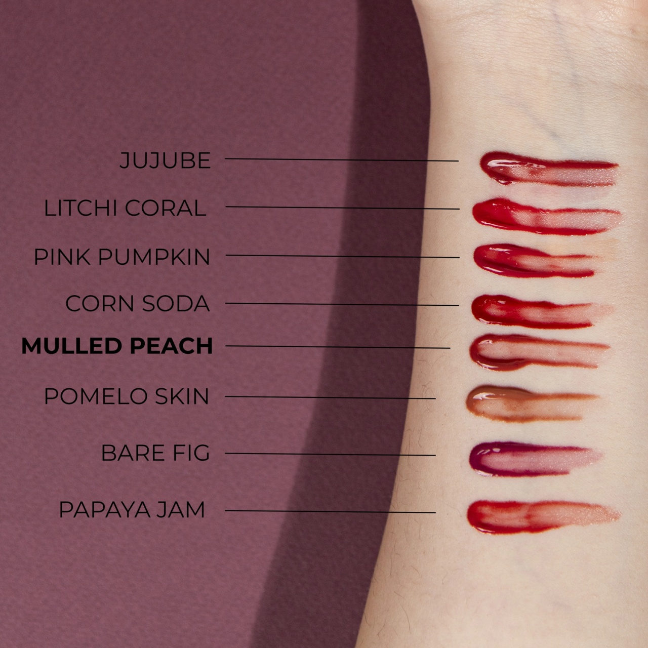Rom&nd, Juicy Lasting Tint - Permanent Lip Tint - 18 Mulled Peach, gloss de buze , 5.5 g - 1 | YEO