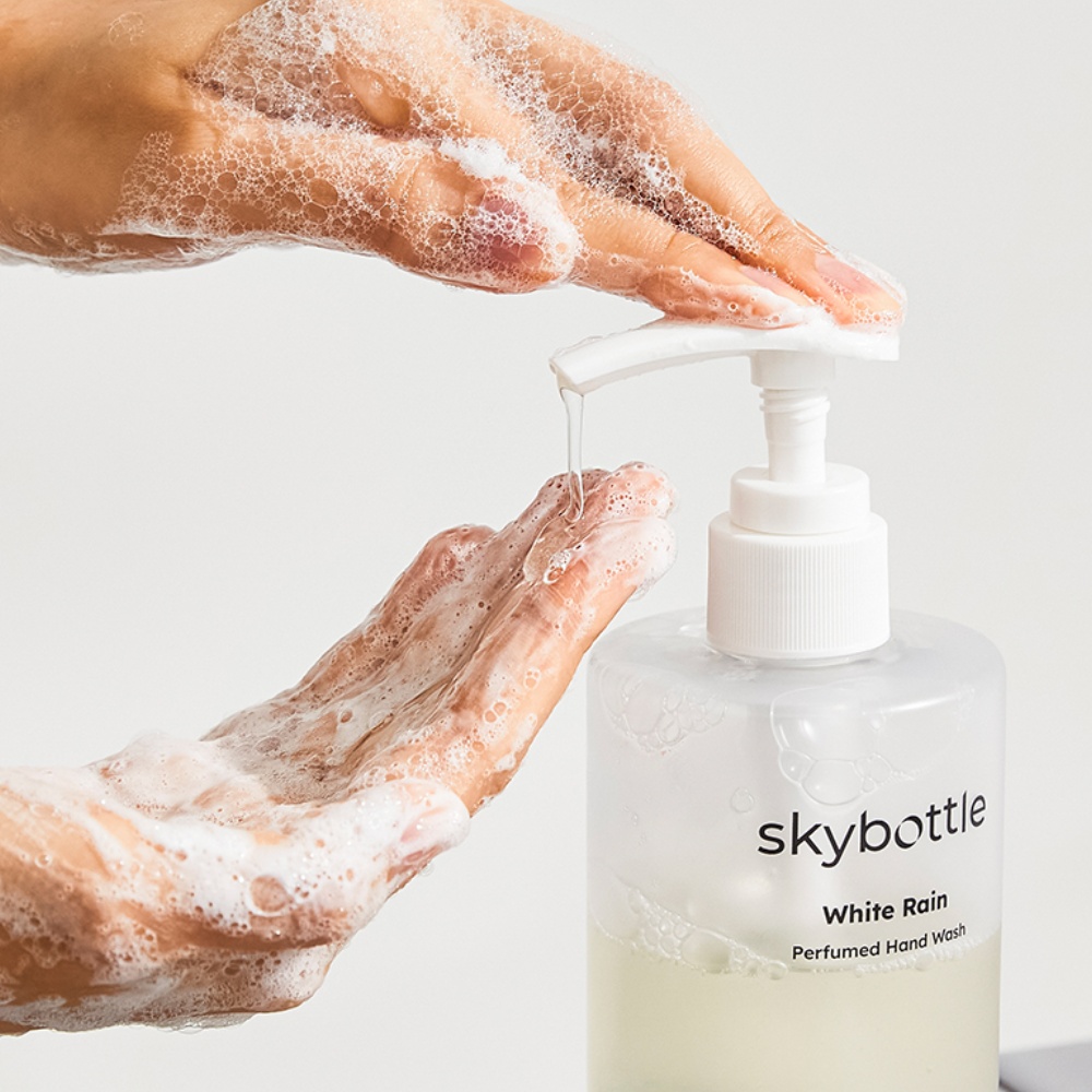 Skybottle, White Rain Perfumed Hand Wash, săpun lichid parfumat, 300 ml