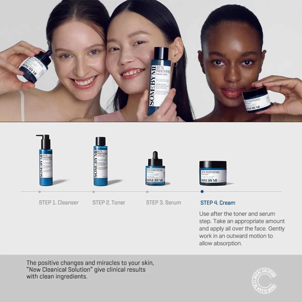 SOMEBYMI , Beta Panthenol Repair Starter Kit, set de ingrijire, 90 ml - 2 | YEO