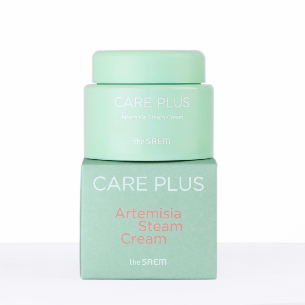 THE SAEM, Care Plus Artemisia Steam Cream, cremă cu aburi artemisia, 100 ml - 1 | YEO