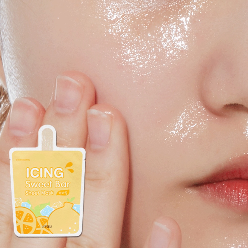 A´PIEU, Icing Sweet Bar Sheet Mask (Hanrabong), mască de față, 21 g
