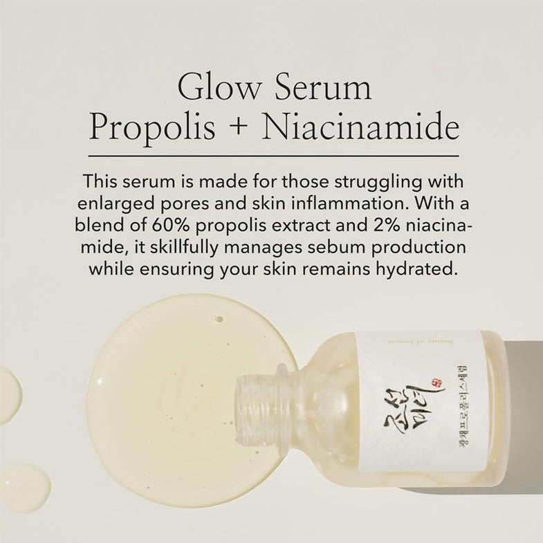 Beauty of Joseon, Glow Serum : Proplis + Niacinamide, ser pentru strălucire , 30 ml