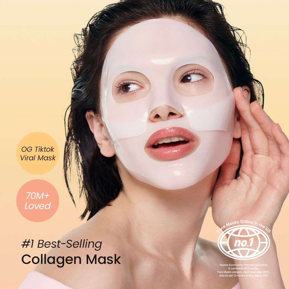 BIODANCE, Hydrogel Overnight Face Mask with Collagen, mască cu colagen, 34 g - 1 | YEO