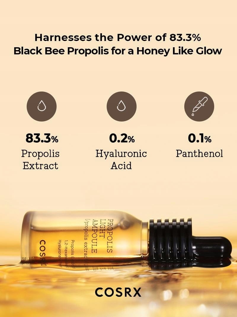 COSRX, Full Fit Propolis Light Ampoule Face Serum, ser de față, 30 ml - 2 | YEO