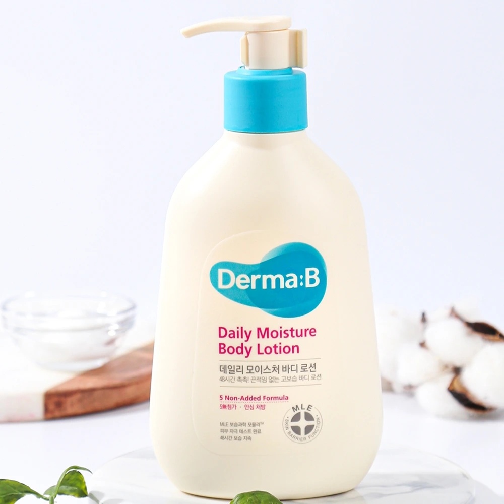 DERMA-B, Daily Moisture Body Lotion, loțiune hidratantă de corp pentru uz zilnic, 400 ml - 1 | YEO