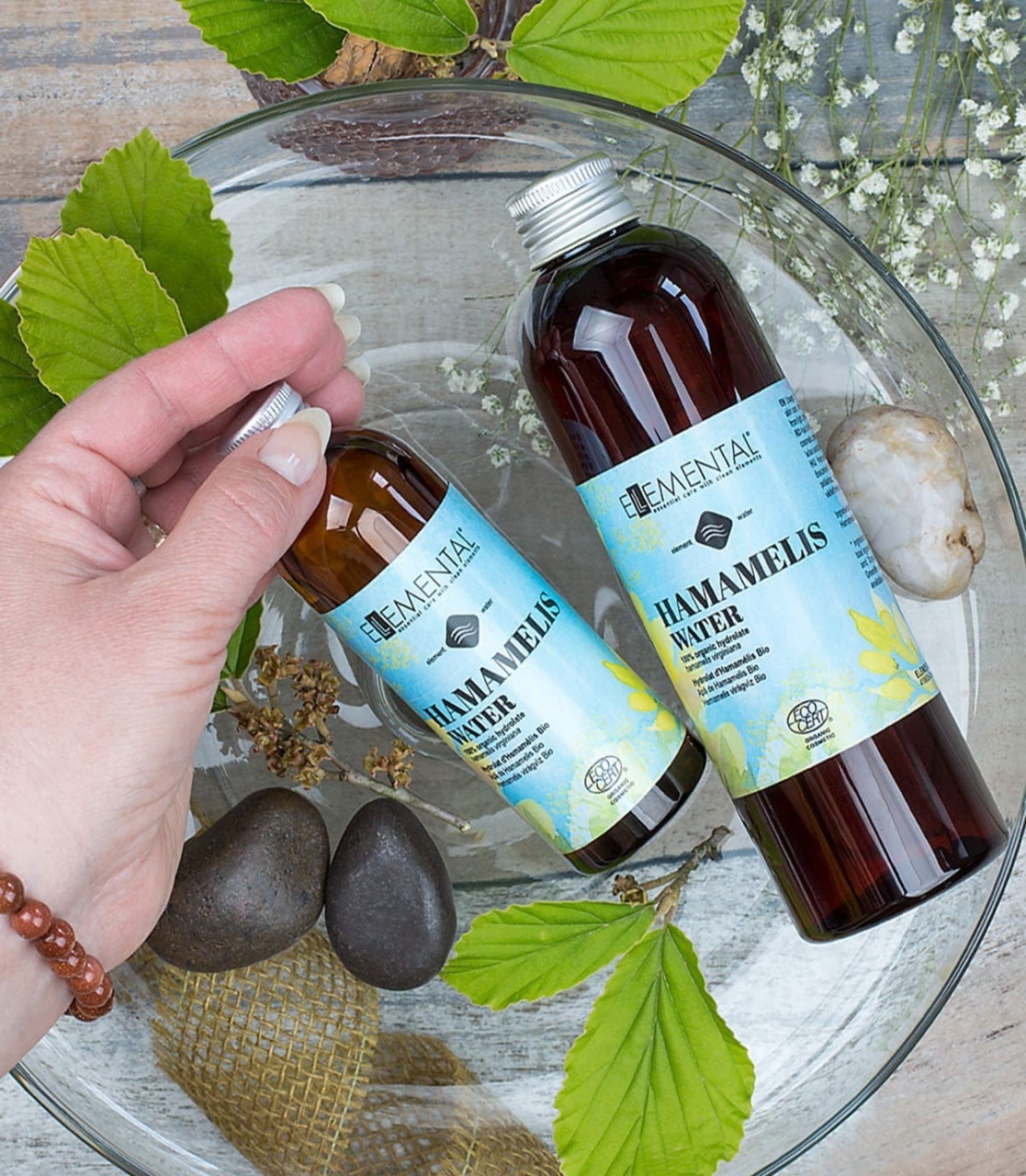 Ellemental, Apă de Hamamelis Bio, 100 ml - 3 | YEO