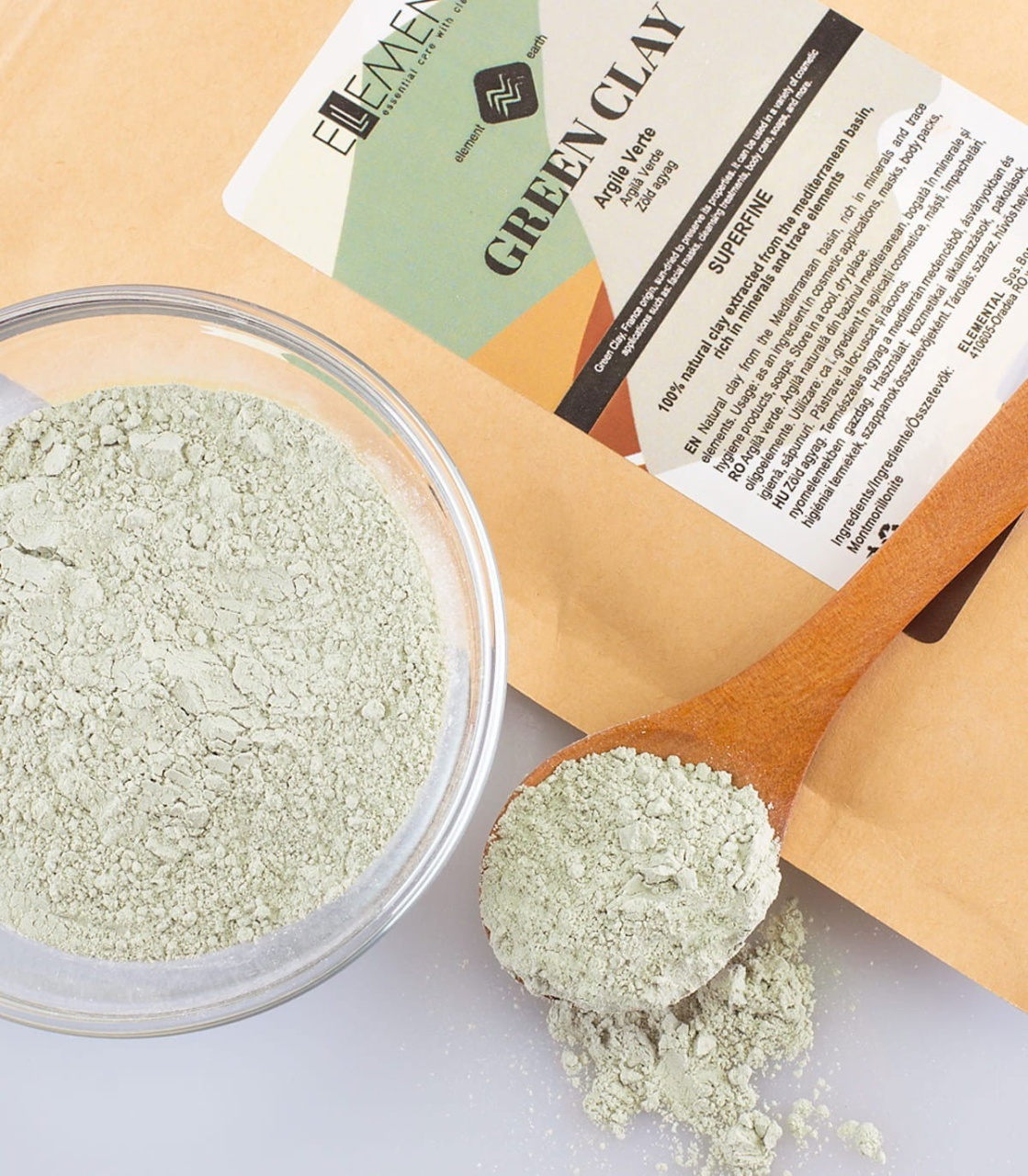 Ellemental, Argilă Verde, 100 g - 1 | YEO