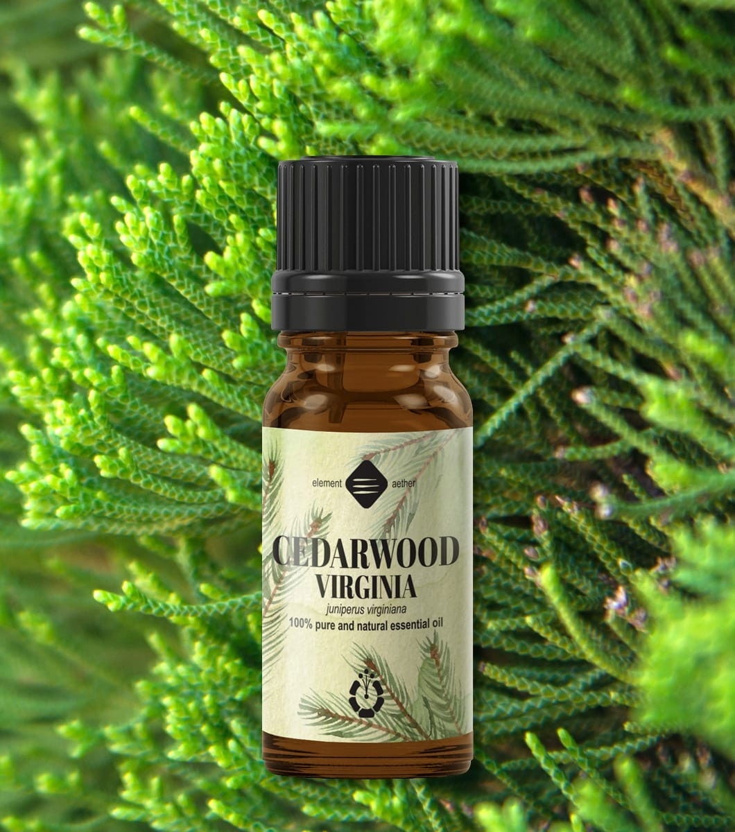 Ellemental, Ulei esențial de Cedru Virginia, 10 ml - 1 | YEO