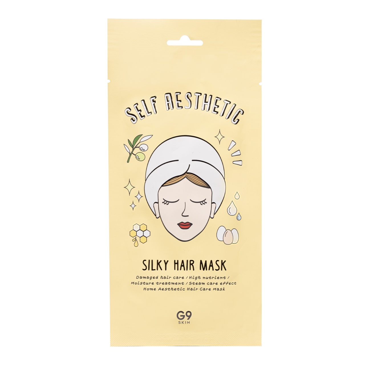 G9SKIN, Weaving Hair Mask Self Aesthetic Silky Hair Mask, mască de păr, 30 g