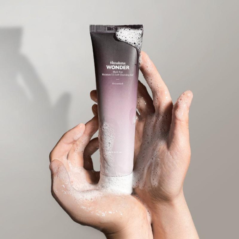 Haruharu Wonder, Black Rice Moisture 5.5 Soft Cleansing Gel, gel de curățare, 100 ml