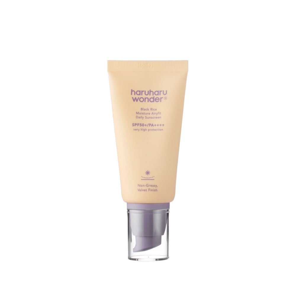 Haruharu Wonder, Black Rice Moisture Airyfit Sunscreen SPF 50+, cremă cu protecție solară, 50 ml