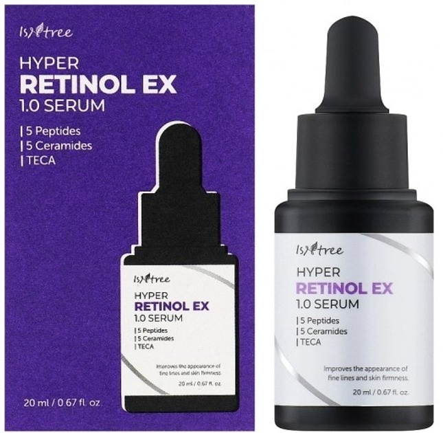 ISNTREE, Hyper Retinol EX 1.0 Serum, ser cu retinol, 20 ml