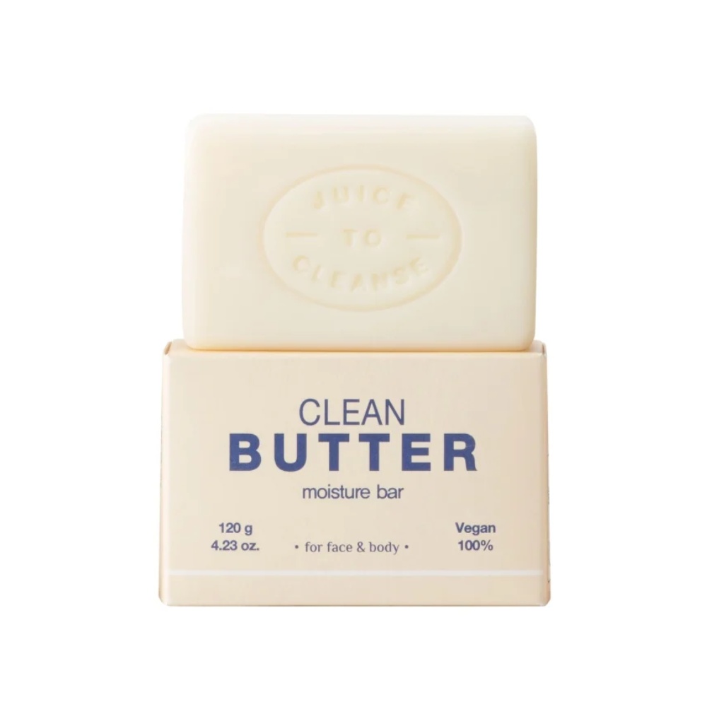 Juice to Cleanse, Clean Butter Moisture Bar, săpun pentru ten, 120 g