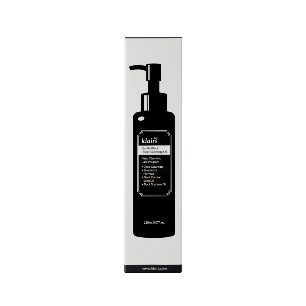 Klairs, Gentle Black Deep Cleansing Oil, ulei de curățare profundă, 150 ml - 1 | YEO