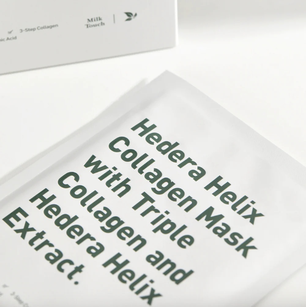 Milk Touch, 5 Units Box Hedera Helix Collagen Mask, cutie cu 5 măști cu colagen, set - 2 | YEO