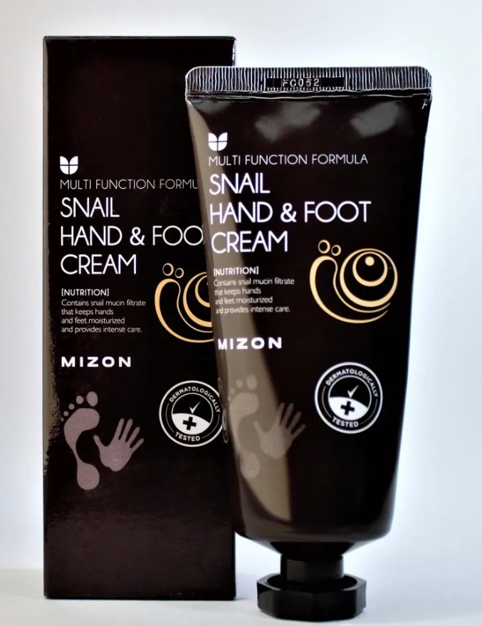 MIZON, Hand And Foot Cream (Snail), cremă pentru mâini si picioare, 100 ml